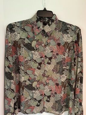 Raag Floral Print Blouse Size Large